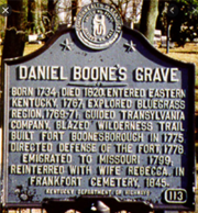 Daniel Boone's Grave